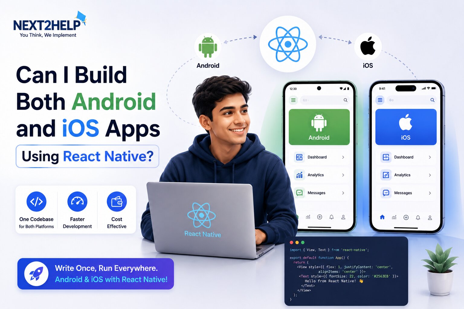 react native build android ios apps